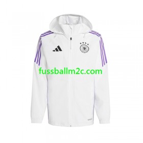 Deutschland Weiß Windrunner Jacke 2024-2025